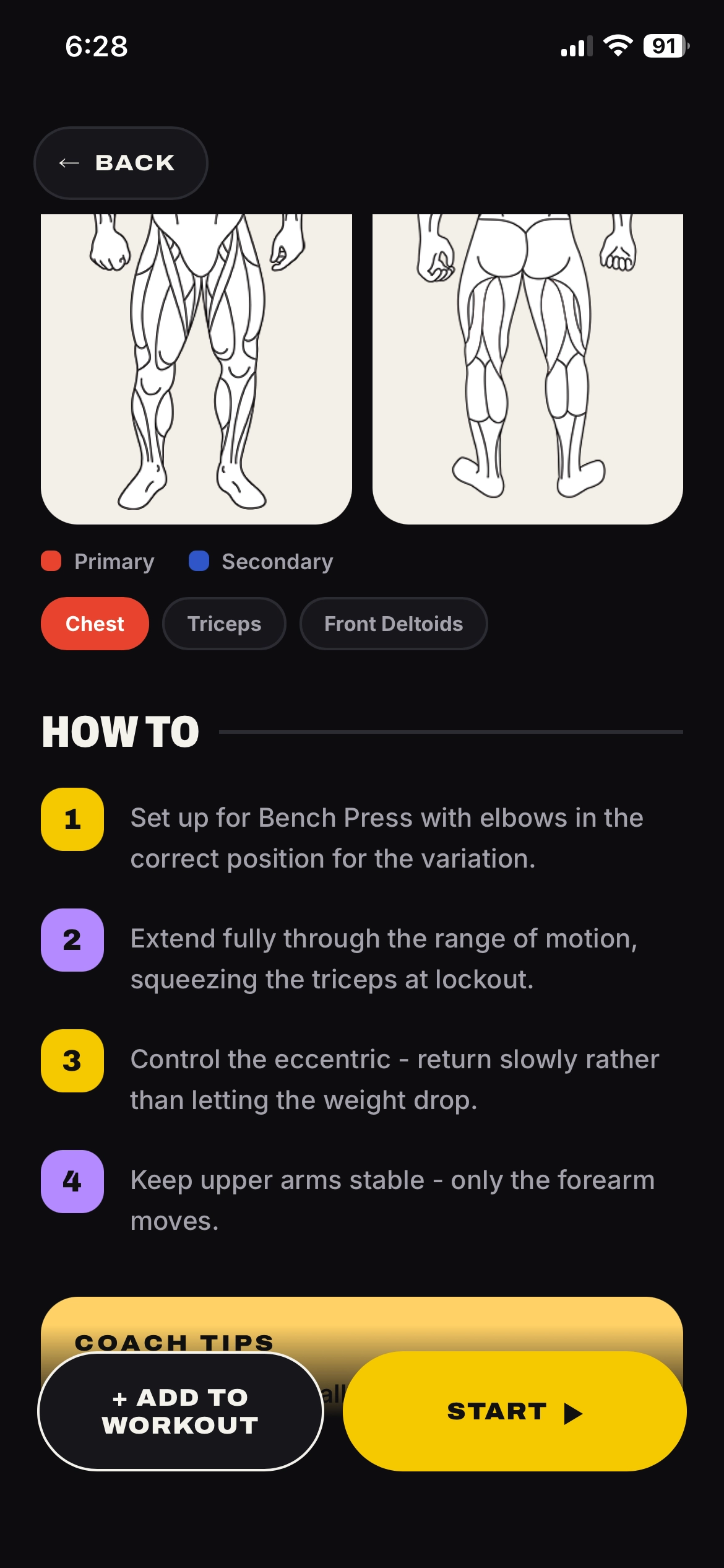 MOTUS:Bench Progress